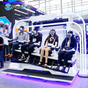 China Amusement Profitable 6 Seats 9d Virtual Reality Machine Roller Coaster Simulator on sale