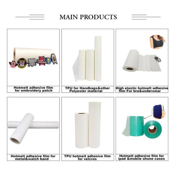 Customized PVC Heat Transfer PES Hotmelt Adhesive Polyurethane Film For Shoe pad
