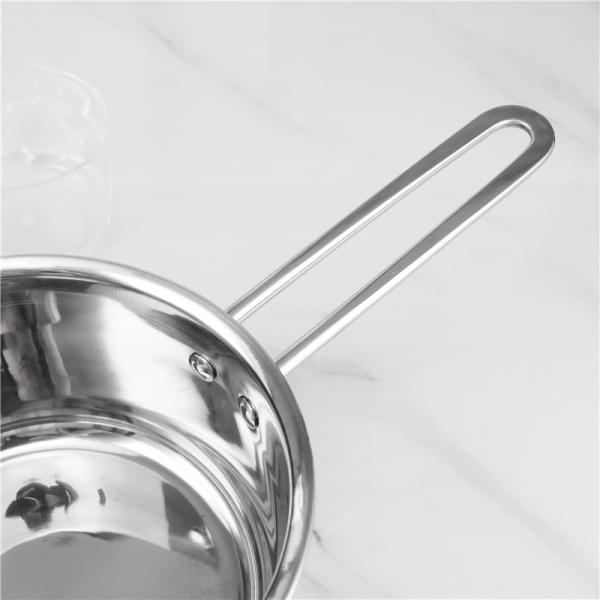 Hot Selling Korean 3pcs Non Stick Cookware Set Hot Pot Stainless Steel Soup Pot Cooking Pot Set