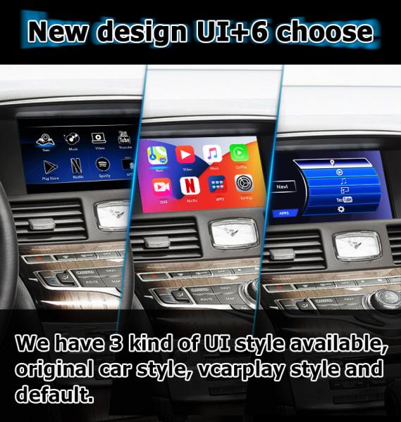 Android Auto Navigation Carplay Interface For Infiniti Q70 / M25 M37 Fuga Support Youtube