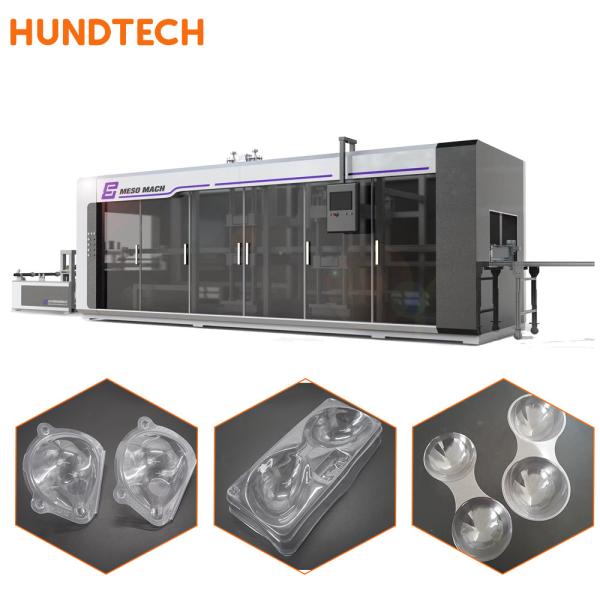 Bra Cup Packaging Plastic Industrial Thermoforming Machine 3KW Servo Feeding