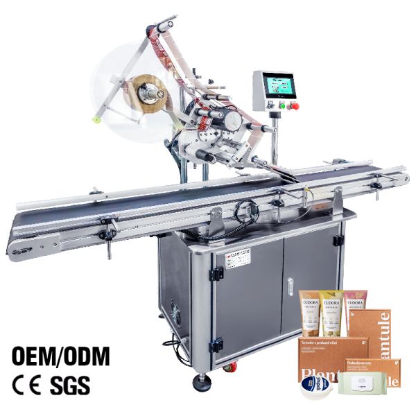 Semi Automatic RMA Flat Bottle Label Applicator Machine SS304