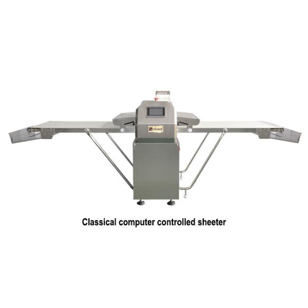 Bakery Dough Sheeter 64cm Width Pastry Dough Sheeter Stainless Steel