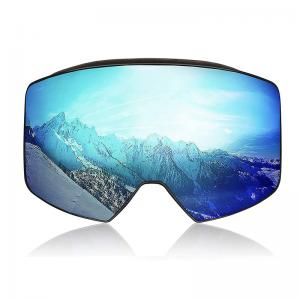 China UV400 Protection Flexible Mirrored Snowboard Goggles Anti Fog For Youth on sale