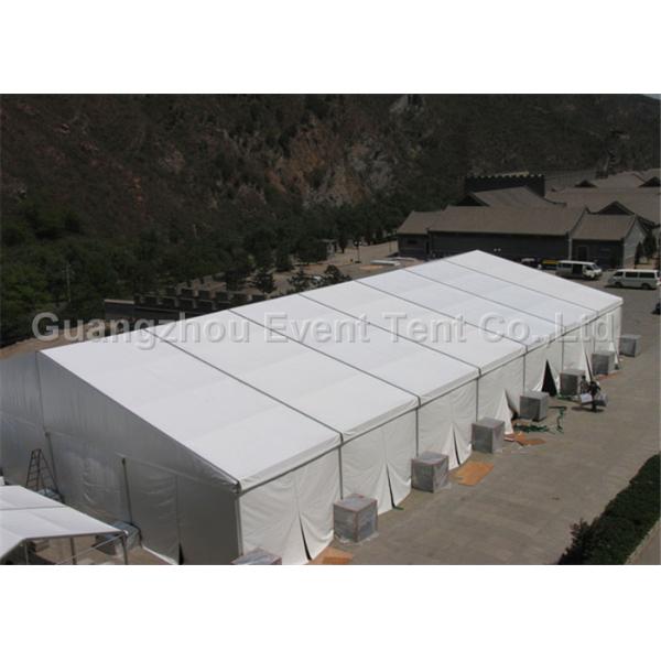 Waterproof Outdoor Warehouse Tent 25 Meters With ABS Wall Clear Window
