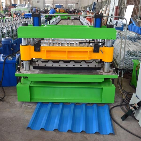 36 Inches Roof Sheet Roll Forming Machine Trapezoidal Panel Metal 4Kw