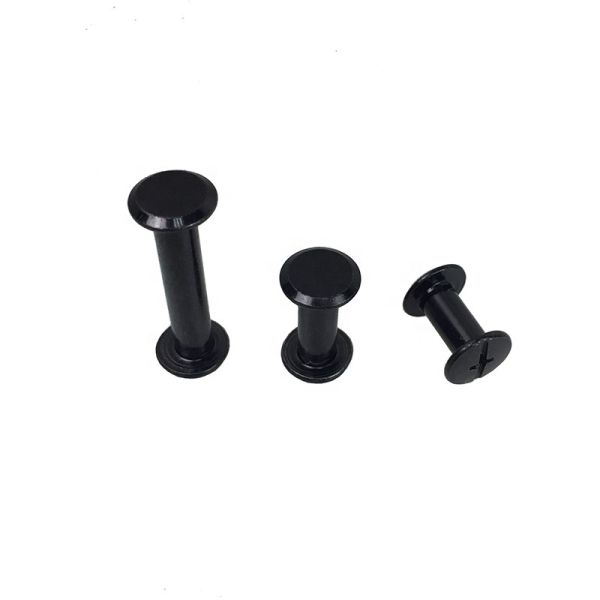 Passivated Surface Stainless Steel Black Chicago Screw Customized Size