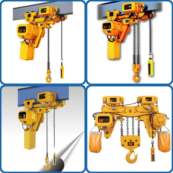 High quality easy installation model electric chain hoist,Special design for limit space With Motorized Trolley
