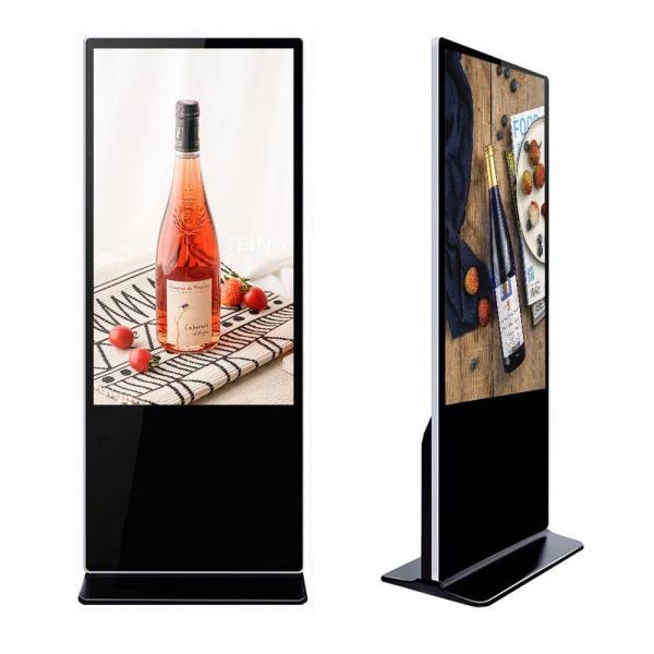 16.7M Standing LCD Advertising Digital Signage For Player Restaurant