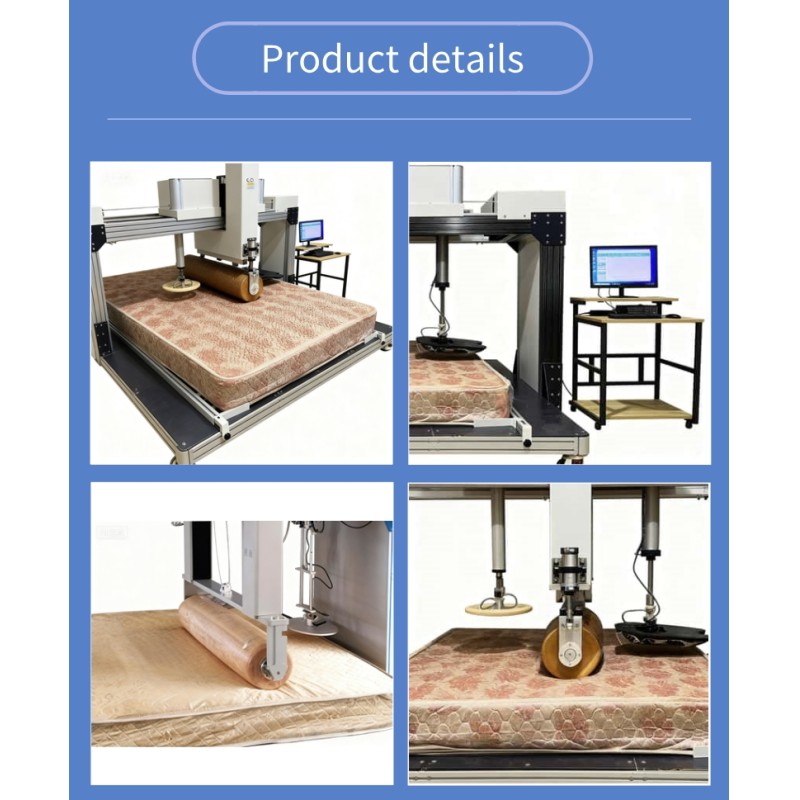 Multifunctional Mattress Roller Durability Testing Machine / Mattress Three-in-One Comprehensive Testing Machine
