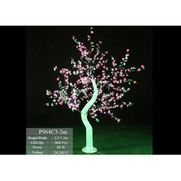 220 V Artificial Lighted Cherry Blossom Tree 162 Watt