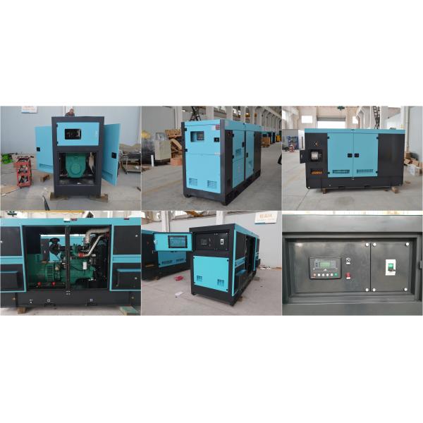 AC 3 Phase 4 Cylinders 60kva Silent Generator Set , Soundproof Diesel Generator