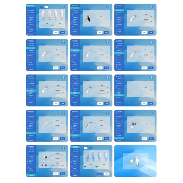 16 In 1 Hydrodermabrasion Facial Machine EMS High Frequency Ultrasonic RF Face Skin Care