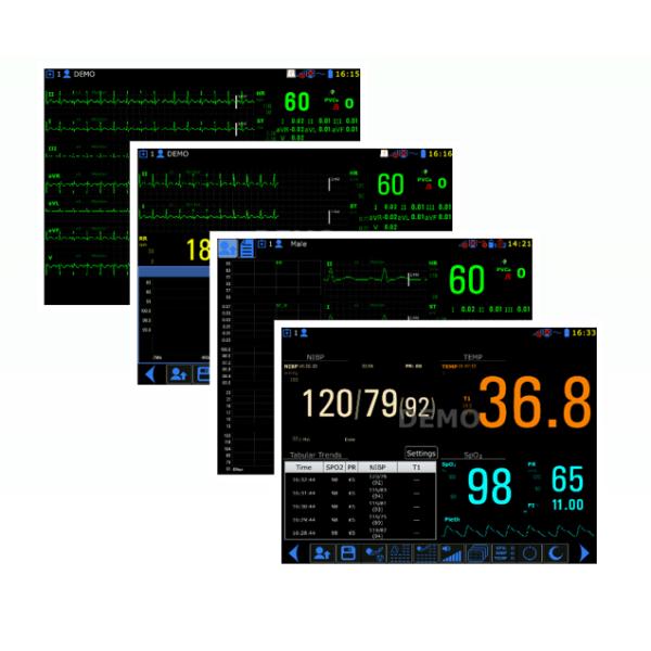 criticare patient monitor Aurora 8S 8.4-inch lightweight semi-modular criticare patient monitor for ambulance