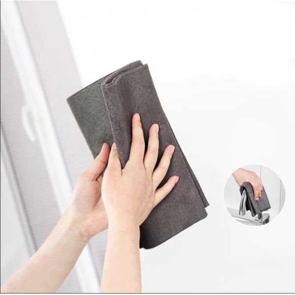 Reusable Thickened Eco-Friendly Microfiber Cleaning Cloth for Kitchen and Glass Cleaning