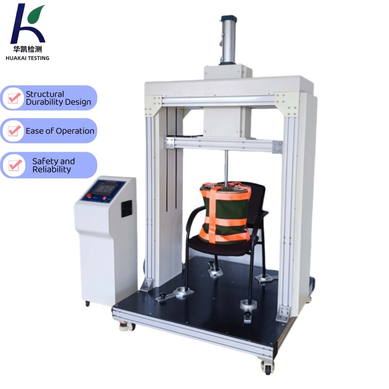 Automatic Chair Seat Durability Impact Testing Machine PLC Control for Furniture Manufacturer Quality Control