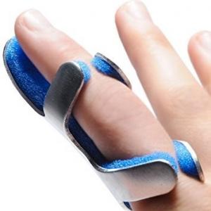 Buy cheap S M L Bendable Frog Type Medical Finger Splint Metal Aluminum Material product