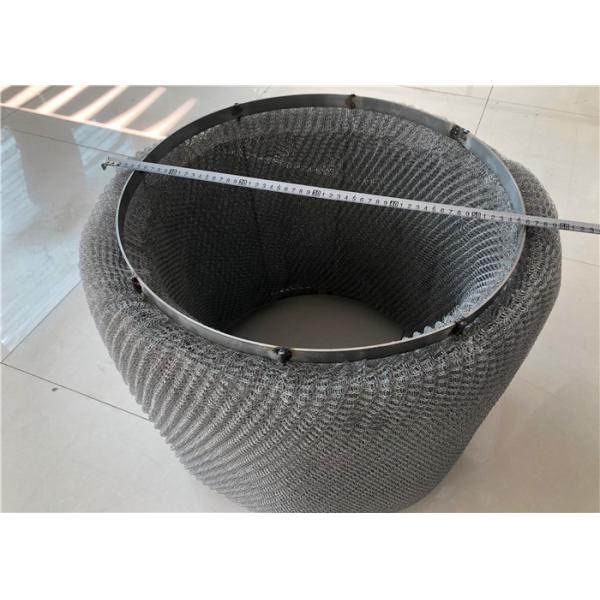 Stainless Steel Wire Mesh Demister Pad Customized Thickness
