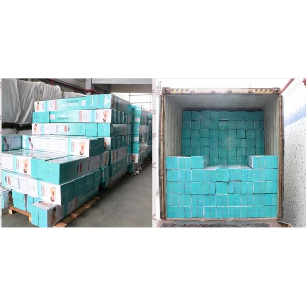 6 Inch Yellow Gray High Density Foam Dormitory Mattress