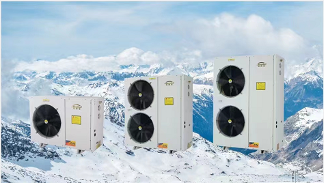 18KW Galvanized White Air Source Heat Pump with Copeland Compressor for Heating and Cooling