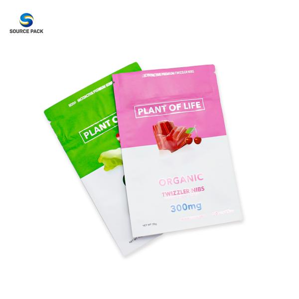 Customized Sweet Gummy Bags Printing Process CBD Delta 9 Packaging Bag