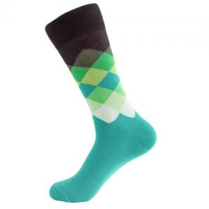Buy cheap Creative Trendy Mens Socks Colorful Design Cotton Material Custom Logo Dress Crew Socks product