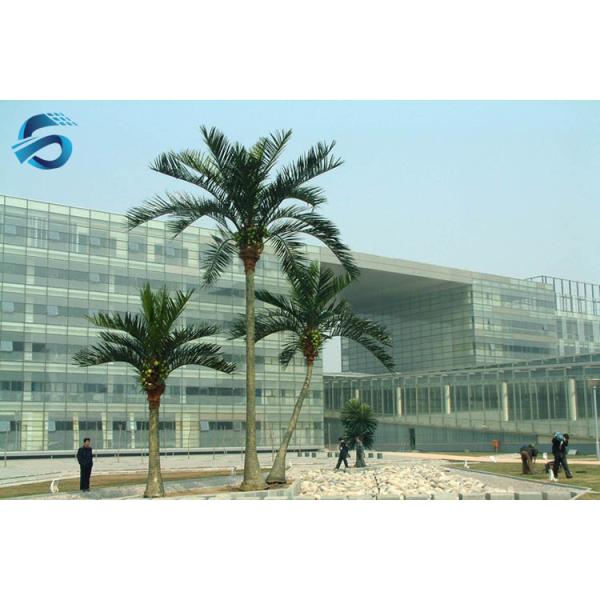 High Simulation Tall Artificial Coconut Palm Trees Handmade Technics