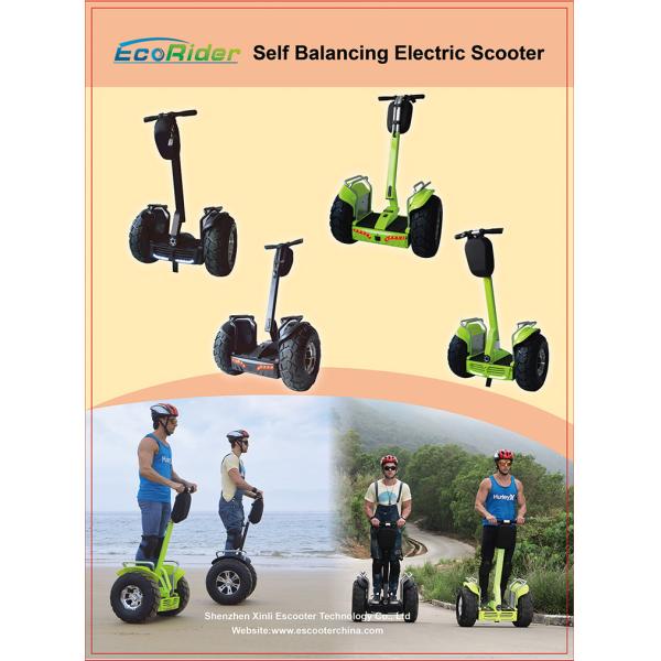 Off Road 4000 Watt Electric Self Balancing Scooters Chariot Smart 72v 8.8ah