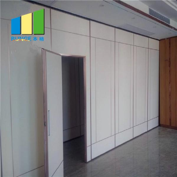 Conference Room Movable Sliding Foldable Walls Sound Proof Gypsum Partitions For Office