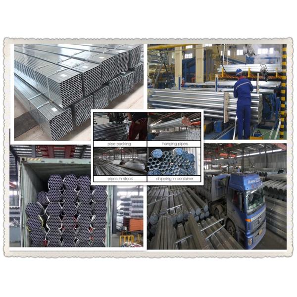 ISO9001 Steel Galvanised Scaffold Tube Combustible Fluids Delivery