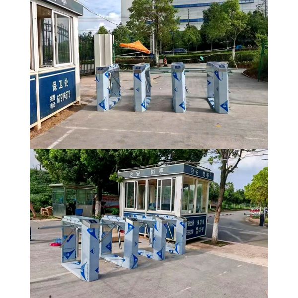 Rfid Tripod Turnstile Gate Z01 Anti Reverse Pedestrian Entry Control System