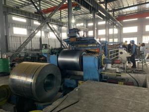 China Heavy Hydraulic Decoiler Automatic Steel Coil Slitting Line 3-10mm on sale