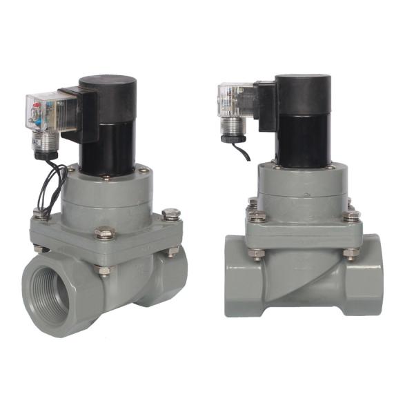 UPVC solenoid valve isolation piston structure with long life span