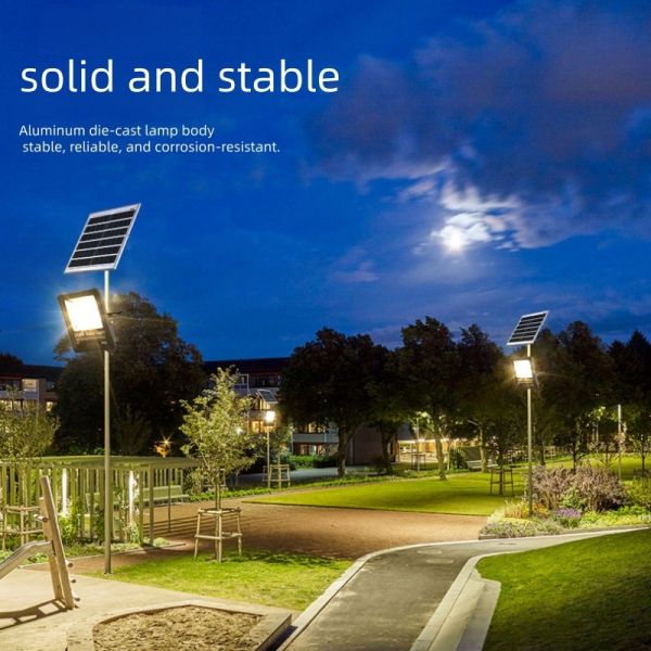 Solar Panel LED Flood Light Solar Outdoor Floodlight Portable Solar Powered Lights for KFLK-50W