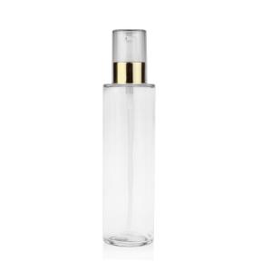 China Clear Sprayer Pump Lotion Glass Bottles 15ml 100ml 150ml With Cap on sale