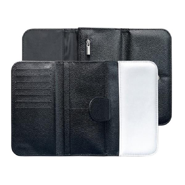 Custom Blank Sublimation Leather Trifold Wallet