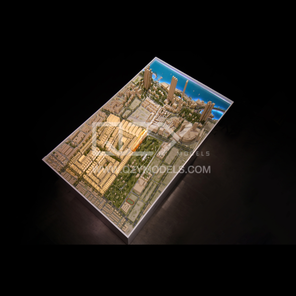 1:750 Manhattan Crystal Model
