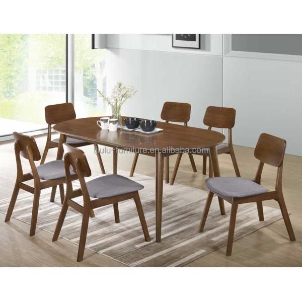 Professional Wooden Dinning Table Sets with Multiple Functions Solid Wood Material 90*180cm Siz