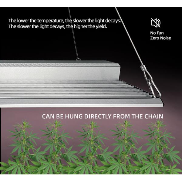 IP65 Quantum Board Grow Light Dimmable Full Spectrum Light Panel With Daisy Chain