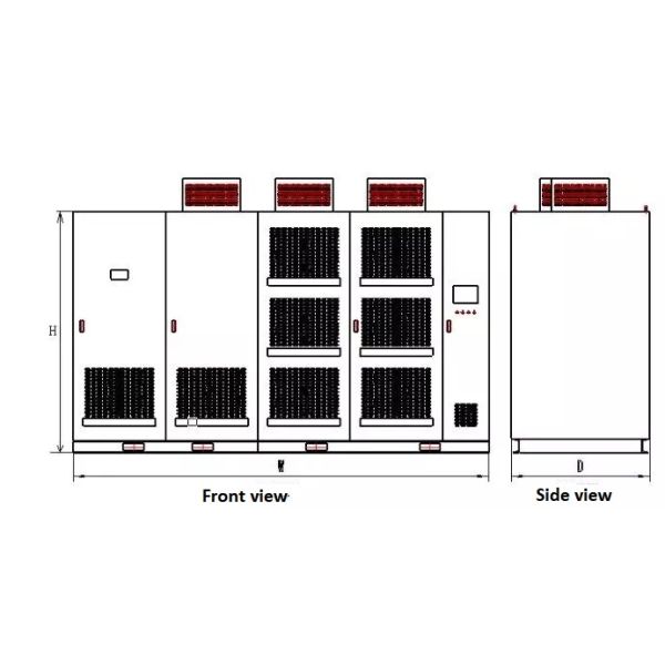 high-voltage frequency converter