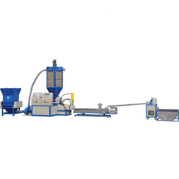 Output 150--180kg/h EPS XPS foam recycling and pelletizing line LDG 560-65 r/min rotate speed