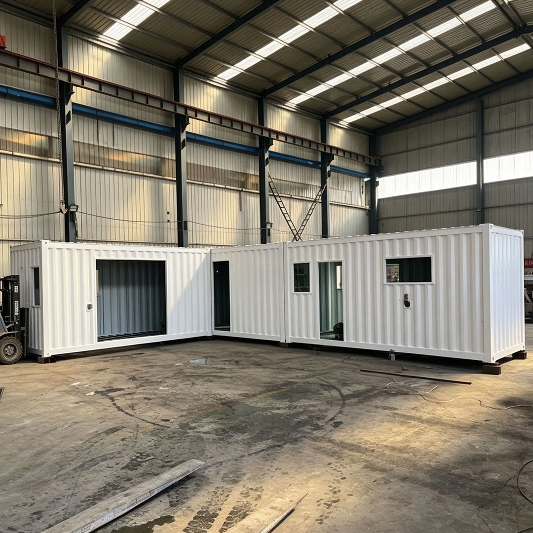 Modern Luxury 20HC Prefabricated Flat Pack Steel Frame House Container Homes Prefab Tiny Home House ADUs
