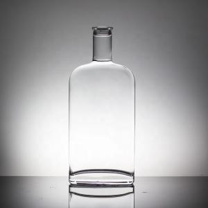 Buy cheap 800ml 1000ml 3000ml Big Capacity Whisky Glass Bottle Round 500ml Square Glass Water Bottle product