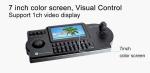 CCTV Keyboard Controller,Network 4D Joystick Decoding Keyboard With 7 Inch LCD