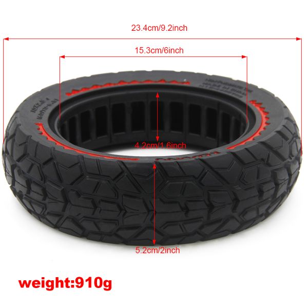 10 Inch Rubber Electric Scooter Solid Tire For MAX G30 Electric Scooter Spare Parts