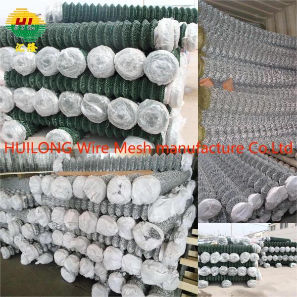 Plastic Coated Hot Dipped Galvanized Chain Link Fence Roll 50ft Black 5 Foot