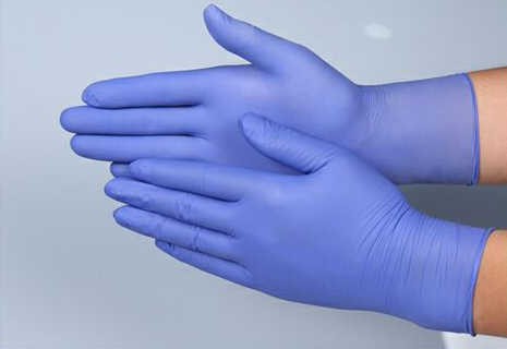 Disposable Nitrile gloves with powdered / powder free