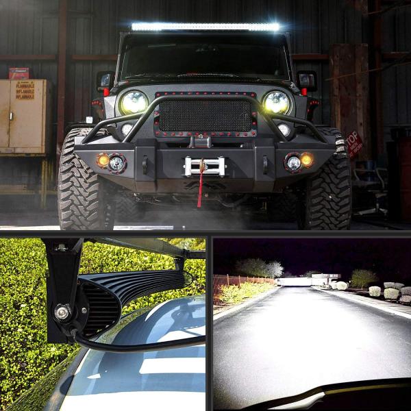 Combo Cree LED Light Bar Low Energy Consumption 2 Years Warranty