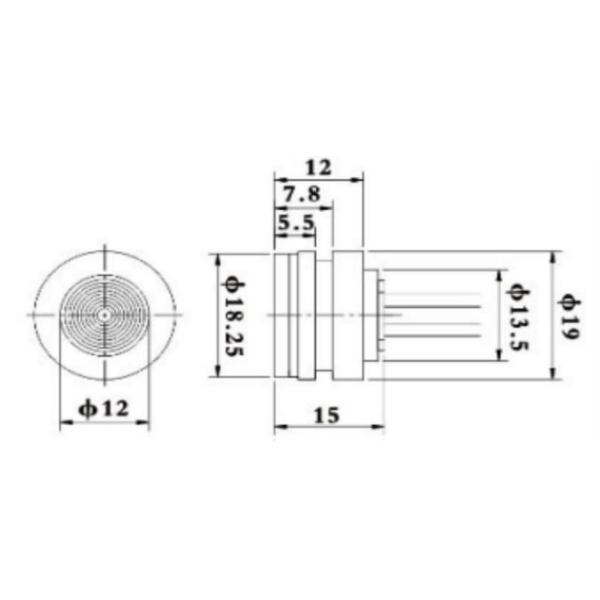 Customizable HT19V Diffusion Silicon Piezoresistive Pressure Sensor for Liquid Level Detection