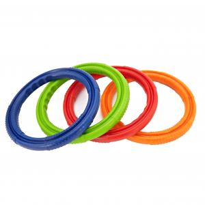 Buy cheap Eco - Friendly Dog Chew Toys , Portable Puller Rings For Dogs TPE Material product